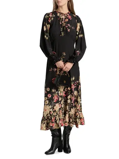 Sea Women's Jolie Floral Print Midi-Dress | Thumbnail 2 Sea Women's Jolie Floral Print Midi-Dress | Thumbnail 2