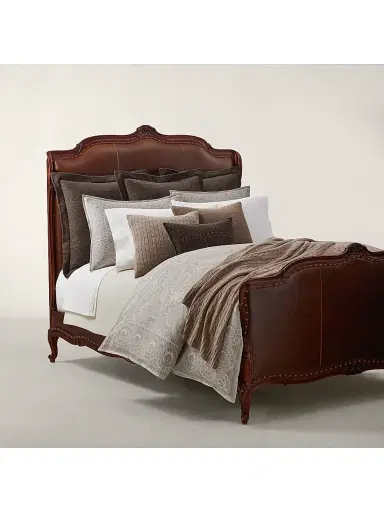 Ralph Lauren Beaumont Paisley Cotton Sateen Duvet Cover & Sham Collection - True Stone Queen | Thumbnail 4 Ralph Lauren Beaumont Paisley Cotton Sateen Duvet Cover & Sham Collection - True Stone Queen | Thumbnail 4