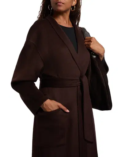 Ba&sh Women's Kate Wrap Wool-Blend Coat | Thumbnail 6 Ba&sh Women's Kate Wrap Wool-Blend Coat | Thumbnail 6