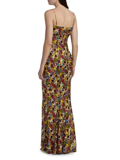 Saloni Women's Renee Slip Maxi Dress - Astilbe Rouge | Thumbnail 5 Saloni Women's Renee Slip Maxi Dress - Astilbe Rouge | Thumbnail 5