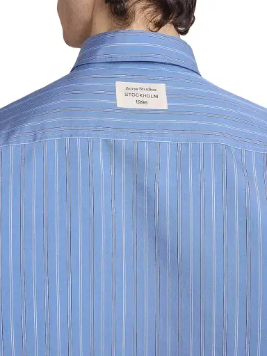 Acne Studios Men's Soffia Striped Shirt | Thumbnail 6 Acne Studios Men's Soffia Striped Shirt | Thumbnail 6