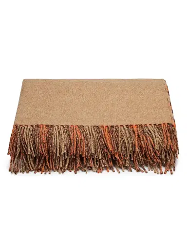 Loewe Anagram Wool-Cashmere Blanket - Beige Orange | Thumbnail 4 Loewe Anagram Wool-Cashmere Blanket - Beige Orange | Thumbnail 4