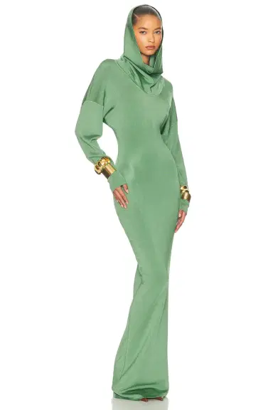 Helsa Emmalynn Cowl Shine Gown | Thumbnail 5 Helsa Emmalynn Cowl Shine Gown | Thumbnail 5