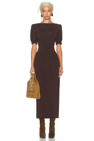 Helsa The Simone Tie Back Jersey Dress | Thumbnail 3 Helsa The Simone Tie Back Jersey Dress | Thumbnail 3