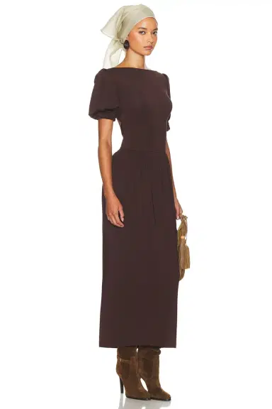Helsa The Simone Tie Back Jersey Dress | Thumbnail 4 Helsa The Simone Tie Back Jersey Dress | Thumbnail 4