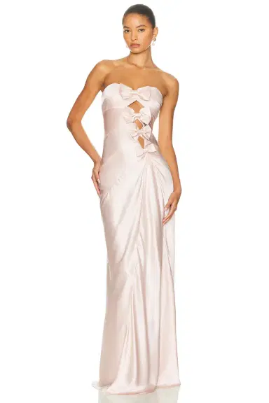 Helsa The Silk Faye Dress | Thumbnail 3 Helsa The Silk Faye Dress | Thumbnail 3