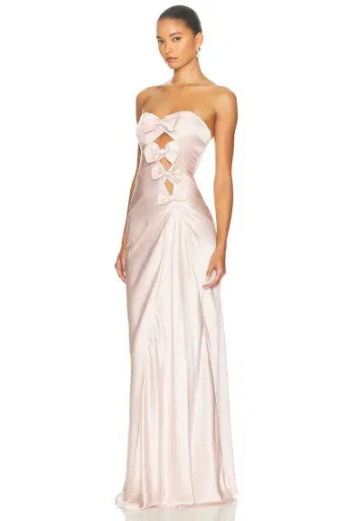 Helsa The Silk Faye Dress | Thumbnail 4 Helsa The Silk Faye Dress | Thumbnail 4
