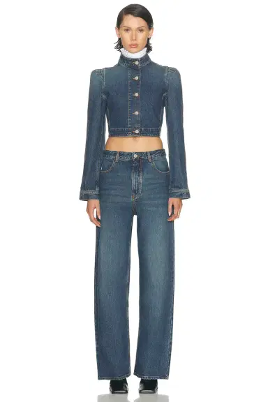 Alaïa Highneck Jacket | Thumbnail 4 Alaïa Highneck Jacket | Thumbnail 4