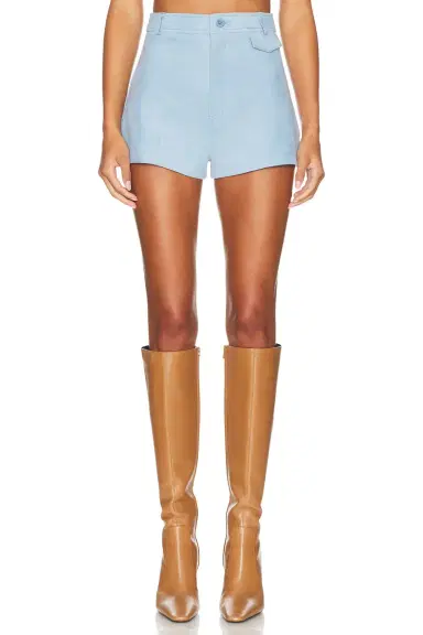Helsa The Suede Micro Shorts | Thumbnail 2 Helsa The Suede Micro Shorts | Thumbnail 2