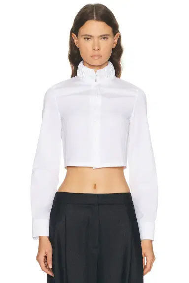 Alaïa ALAΪA Trimmed Shirt | Thumbnail 1 Alaïa ALAΪA Trimmed Shirt | Thumbnail 1