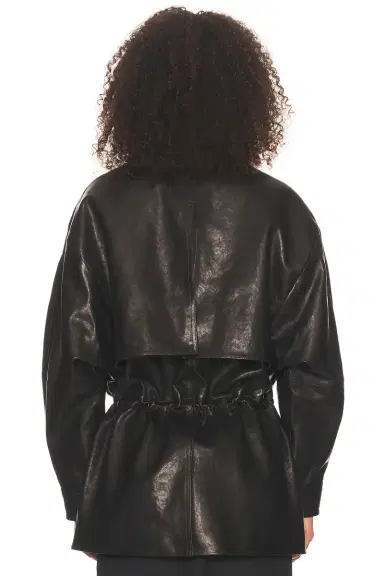 Helsa The Peplum Leather Moto Jacket | Thumbnail 6 Helsa The Peplum Leather Moto Jacket | Thumbnail 6