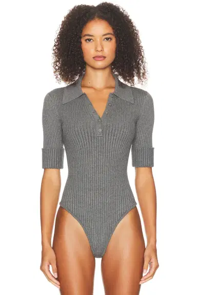 Helsa Devora Polo Bodysuit | Thumbnail 4 Helsa Devora Polo Bodysuit | Thumbnail 4
