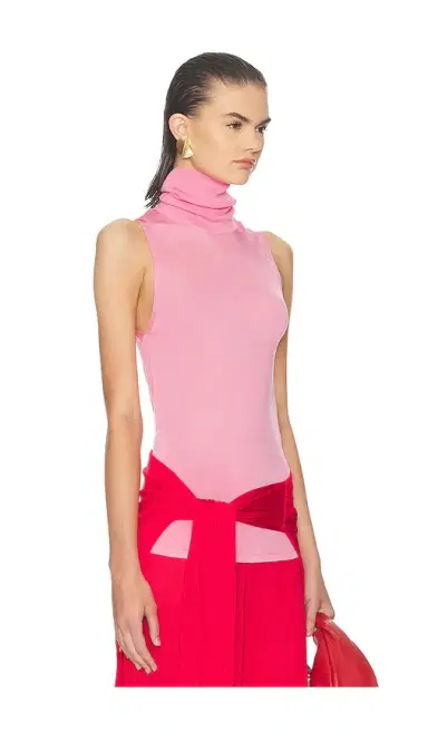 Helsa Arlena Sleveeveless Turtleneck | Thumbnail 2 Helsa Arlena Sleveeveless Turtleneck | Thumbnail 2
