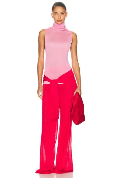 Helsa Arlena Sleveeveless Turtleneck | Thumbnail 6 Helsa Arlena Sleveeveless Turtleneck | Thumbnail 6