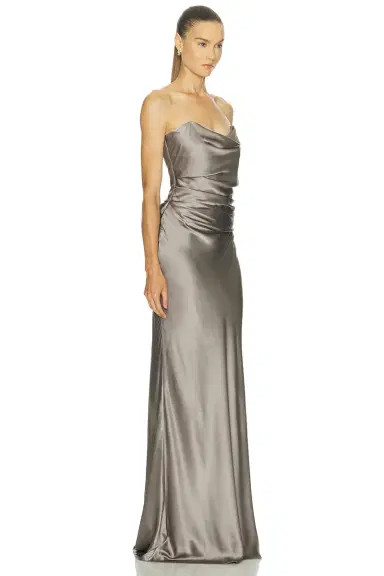 The Sei Cowl Bustier Gown | Thumbnail 2 The Sei Cowl Bustier Gown | Thumbnail 2