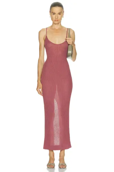 Skims Sheer Knit Midi Dress | Thumbnail 1 Skims Sheer Knit Midi Dress | Thumbnail 1