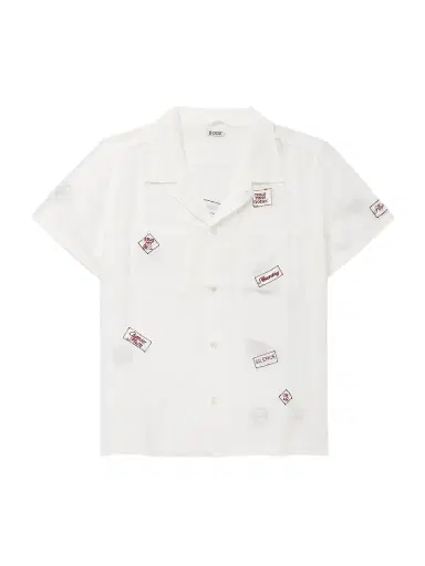 BODE On Air Convertible-Collar Embroidered Cotton and Silk-Blend Voile Shirt - Men | Thumbnail 1 BODE On Air Convertible-Collar Embroidered Cotton and Silk-Blend Voile Shirt - Men | Thumbnail 1