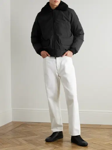 Canada Goose Chilliwack Recycled Wool-Blend Fleece and Shell Down Bomber Jacket - Men | Thumbnail 2 Canada Goose Chilliwack Recycled Wool-Blend Fleece and Shell Down Bomber Jacket - Men | Thumbnail 2