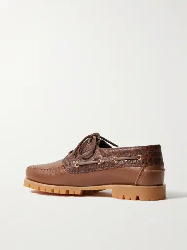 Vinny's Aztec Leather Boat Shoes - Men | Thumbnail 4 Vinny's Aztec Leather Boat Shoes - Men | Thumbnail 4