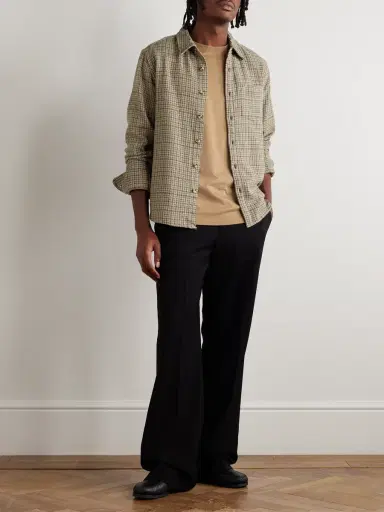 Corridor Moonrock Checked Cotton Shirt - Men | Thumbnail 2 Corridor Moonrock Checked Cotton Shirt - Men | Thumbnail 2