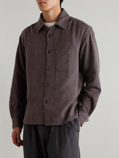 Kardo Luis Checked Cotton Shirt - Men | Thumbnail 3 Kardo Luis Checked Cotton Shirt - Men | Thumbnail 3