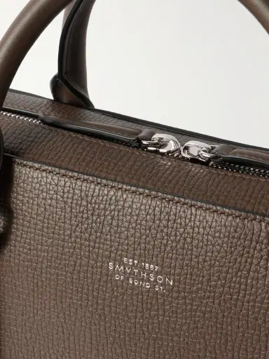 Smythson Full-Grain Leather Briefcase - Men | Thumbnail 4 Smythson Full-Grain Leather Briefcase - Men | Thumbnail 4