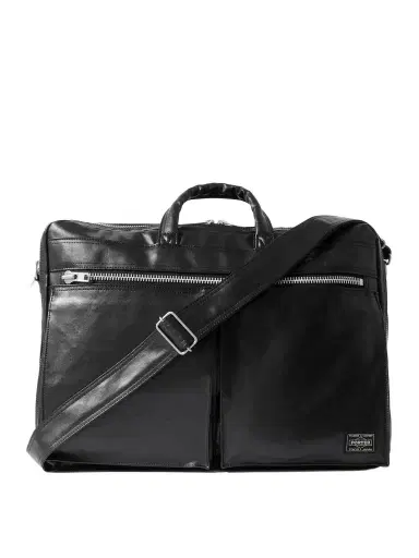 Porter-Yoshida and Co Free Style 2Way Coated-Canvas Briefcase - Men | Thumbnail 1 Porter-Yoshida and Co Free Style 2Way Coated-Canvas Briefcase - Men | Thumbnail 1