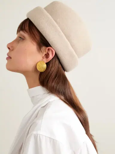 Gigi Burris Sharina Wool-felt Cap | Thumbnail 2 Gigi Burris Sharina Wool-felt Cap | Thumbnail 2