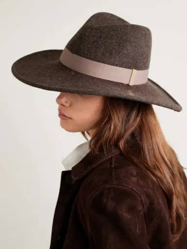 Gigi Burris Jeanne Embellished Satin-trimmed Wool And Cotton-blend Felt Fedora | Thumbnail 5 Gigi Burris Jeanne Embellished Satin-trimmed Wool And Cotton-blend Felt Fedora | Thumbnail 5