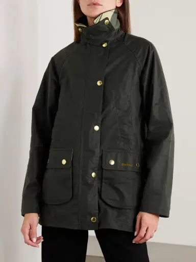 Barbour Beadnell Corduroy-trimmed Waxed-cotton Jacket | Thumbnail 3 Barbour Beadnell Corduroy-trimmed Waxed-cotton Jacket | Thumbnail 3
