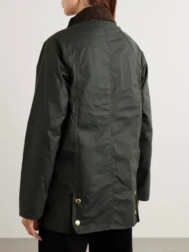 Barbour Beadnell Corduroy-trimmed Waxed-cotton Jacket | Thumbnail 4 Barbour Beadnell Corduroy-trimmed Waxed-cotton Jacket | Thumbnail 4