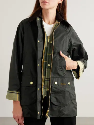 Barbour Beadnell Corduroy-trimmed Waxed-cotton Jacket | Thumbnail 6 Barbour Beadnell Corduroy-trimmed Waxed-cotton Jacket | Thumbnail 6