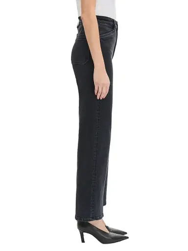 Favorite Daughter Women's The Mischa Denim High-Rise Wide-Leg Jeans - Tupelo - Size 32 | Thumbnail 5 Favorite Daughter Women's The Mischa Denim High-Rise Wide-Leg Jeans - Tupelo - Size 32 | Thumbnail 5