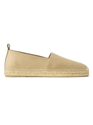 Ralph Lauren Purple Label Men's Bosworth Suede Espadrilles - Stone | Thumbnail 1 Ralph Lauren Purple Label Men's Bosworth Suede Espadrilles - Stone | Thumbnail 1