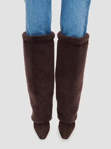 Staud Women's Wally 90MM Shearling Foldover Boots | Thumbnail 8 Staud Women's Wally 90MM Shearling Foldover Boots | Thumbnail 8