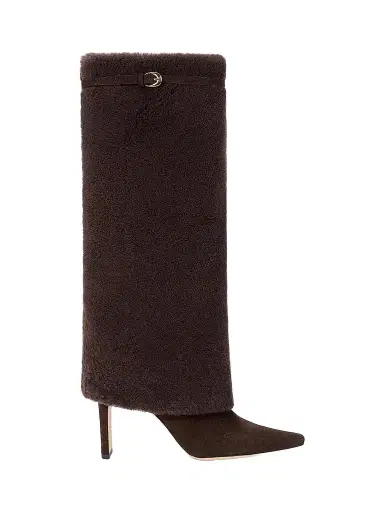 Staud Women's Wally 90MM Shearling Foldover Boots | Thumbnail 1 Staud Women's Wally 90MM Shearling Foldover Boots | Thumbnail 1