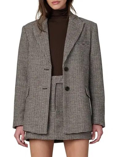 Joe's Jeans Women's The Boyfriend Blazer - Black Chocolate - Size XS | Thumbnail 3 Joe's Jeans Women's The Boyfriend Blazer - Black Chocolate - Size XS | Thumbnail 3