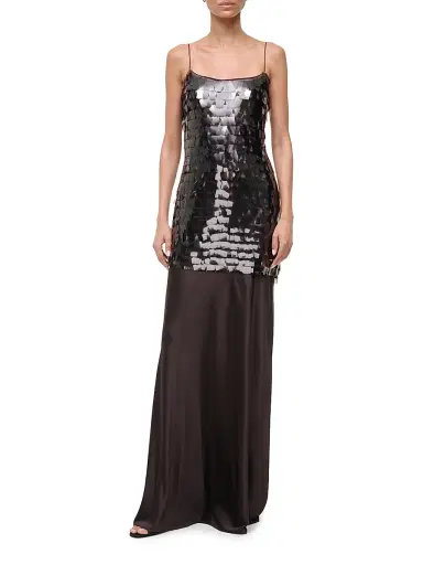 Staud Women's Mesa Sequin Maxi Dress - Earth | Thumbnail 2 Staud Women's Mesa Sequin Maxi Dress - Earth | Thumbnail 2