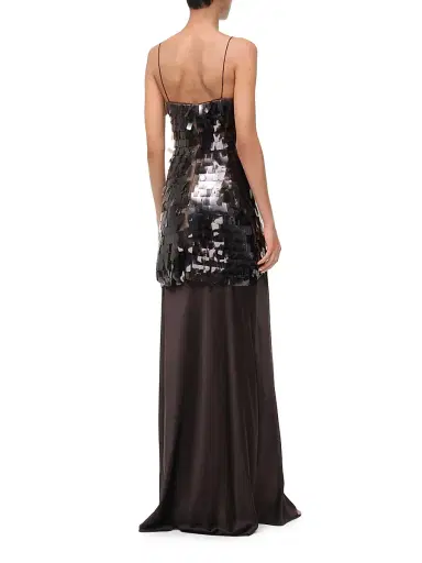 Staud Women's Mesa Sequin Maxi Dress - Earth | Thumbnail 5 Staud Women's Mesa Sequin Maxi Dress - Earth | Thumbnail 5