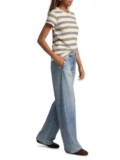 rag & bone Women's rb Miramar Terry Relaxed Wide-Leg Pants | Thumbnail 2 rag & bone Women's rb Miramar Terry Relaxed Wide-Leg Pants | Thumbnail 2