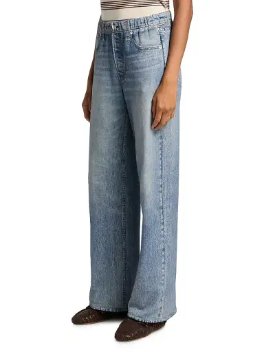 rag & bone Women's rb Miramar Terry Relaxed Wide-Leg Pants | Thumbnail 4 rag & bone Women's rb Miramar Terry Relaxed Wide-Leg Pants | Thumbnail 4