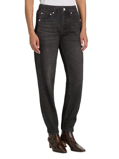rag & bone Women's rb Miramar Lakewood Cotton Terry Jogger Pants - Faded Black | Thumbnail 4 rag & bone Women's rb Miramar Lakewood Cotton Terry Jogger Pants - Faded Black | Thumbnail 4