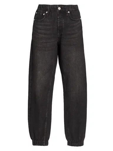 rag & bone Women's rb Miramar Lakewood Cotton Terry Jogger Pants - Faded Black | Thumbnail 1 rag & bone Women's rb Miramar Lakewood Cotton Terry Jogger Pants - Faded Black | Thumbnail 1