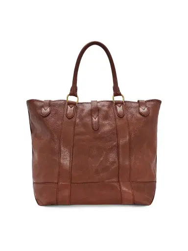 Polo Ralph Lauren Men's Heritage Leather Tote Bag - British Tan | Thumbnail 5 Polo Ralph Lauren Men's Heritage Leather Tote Bag - British Tan | Thumbnail 5