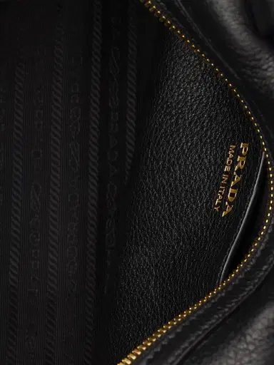 Prada Women's Leather Top-Handle Bag - Black | Thumbnail 8 Prada Women's Leather Top-Handle Bag - Black | Thumbnail 8