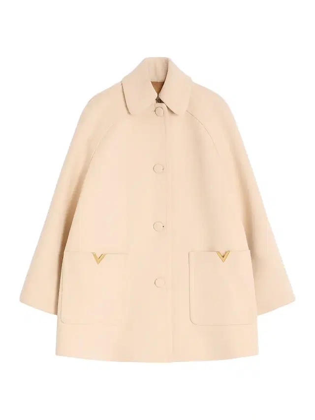 Women's Wool Drape Peacoat - Birch Women's Wool Drape Peacoat - Birch