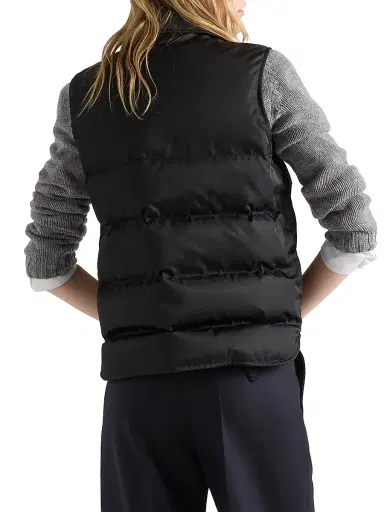 Prada Women's Re-Nylon Down Vest - Black - Size 0 | Thumbnail 3 Prada Women's Re-Nylon Down Vest - Black - Size 0 | Thumbnail 3