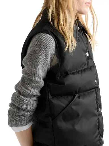 Prada Women's Re-Nylon Down Vest - Black - Size 0 | Thumbnail 4 Prada Women's Re-Nylon Down Vest - Black - Size 0 | Thumbnail 4