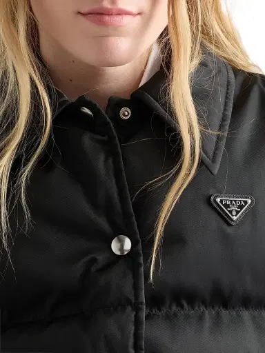 Prada Women's Re-Nylon Down Vest - Black - Size 0 | Thumbnail 5 Prada Women's Re-Nylon Down Vest - Black - Size 0 | Thumbnail 5