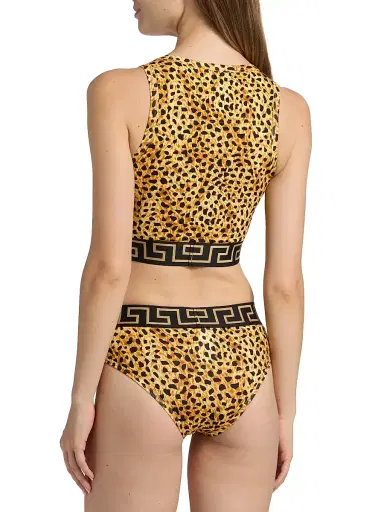 Versace Women's Cheetah-Print Jersey Top - Size Small | Thumbnail 4 Versace Women's Cheetah-Print Jersey Top - Size Small | Thumbnail 4